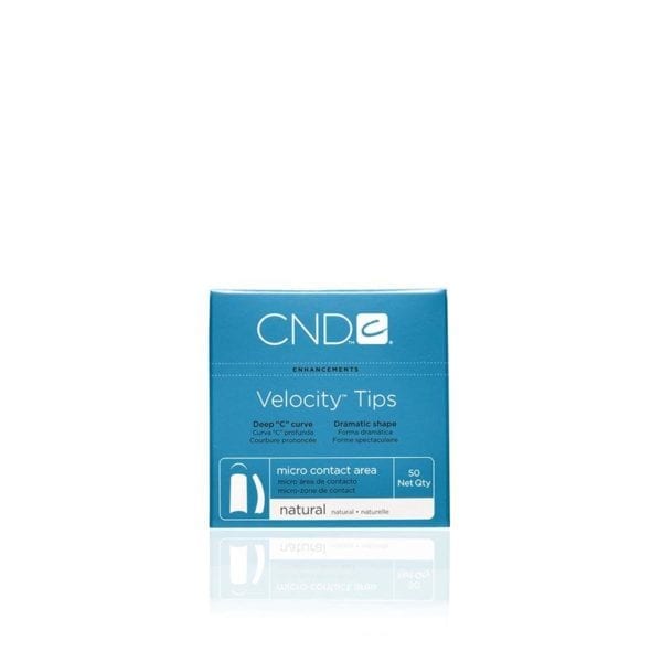 CND™ VELOCITY™ TIPS NATURAL Size 8 50-pk