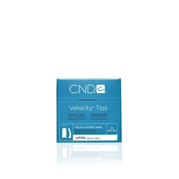 CND™ VELOCITY™ TIPS WHITE Size 4 50-pk